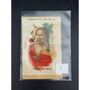 Assorted Antique Native American Cigarette Silks